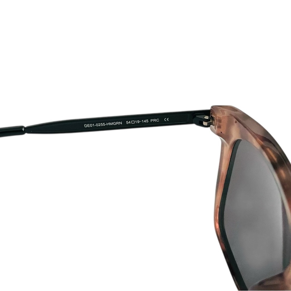 NEW DIFF Hailey Tortoise Shell Sunglasses Black Sides DE01-0255-HMGRN 54-19-45 - Picture 7 of 11